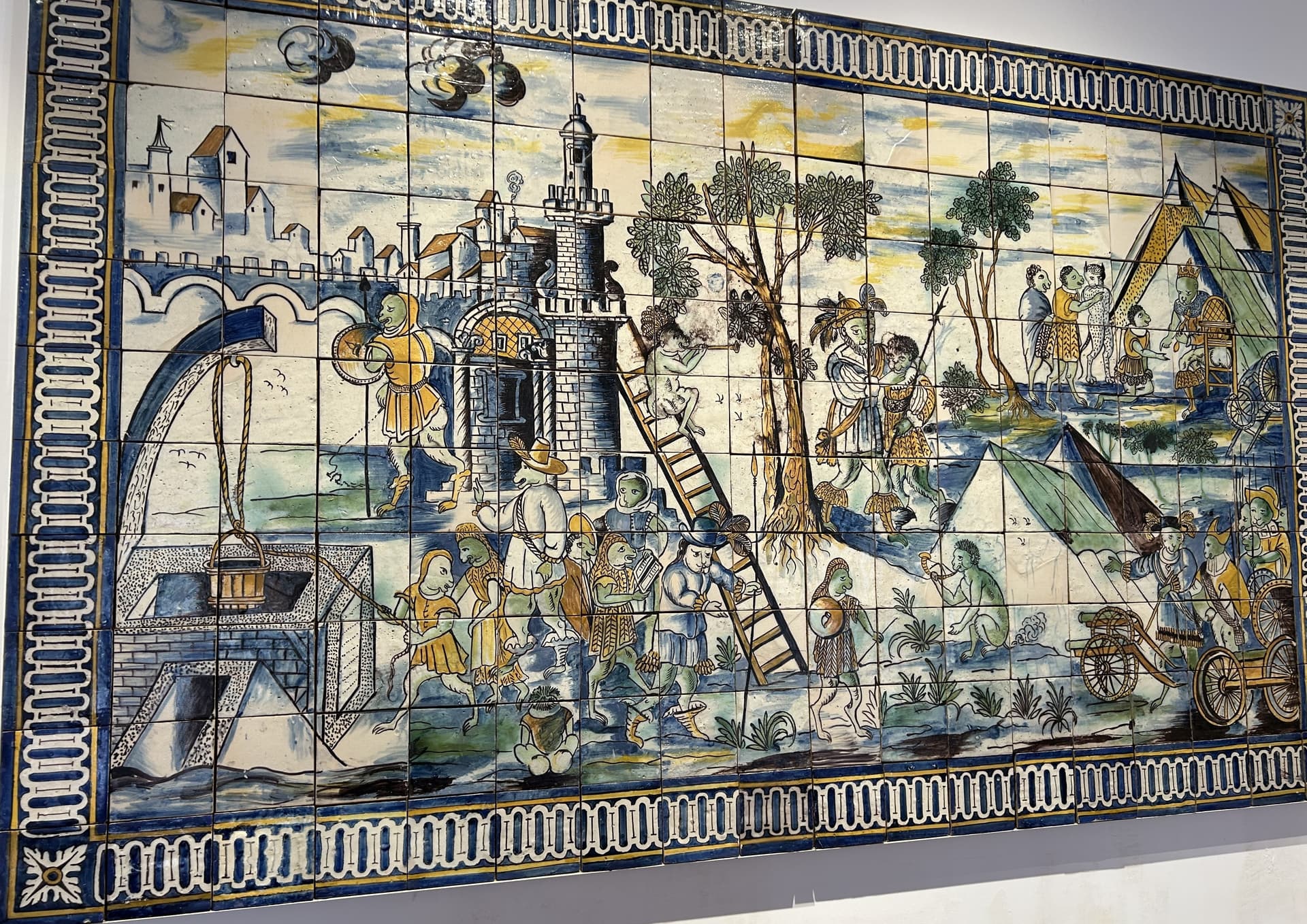 Azulejos em Estremoz, Portugal