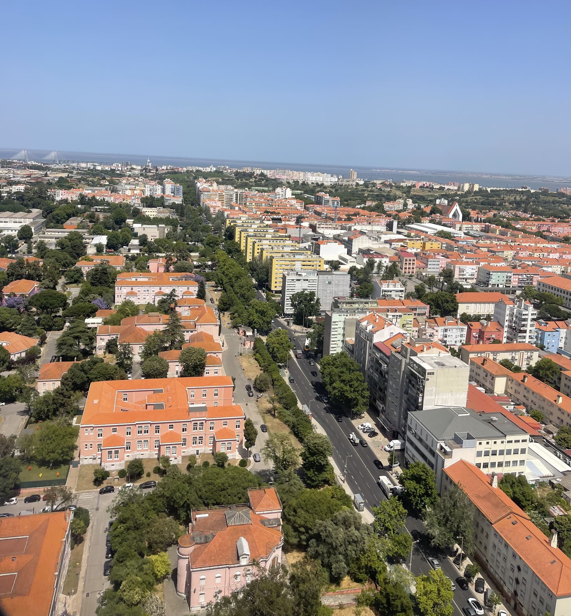 Aproximação a Lisboa, Portugal